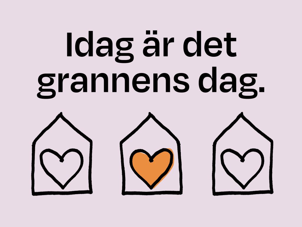 Nominera din favoritgranne och vinn en fika tillsammans