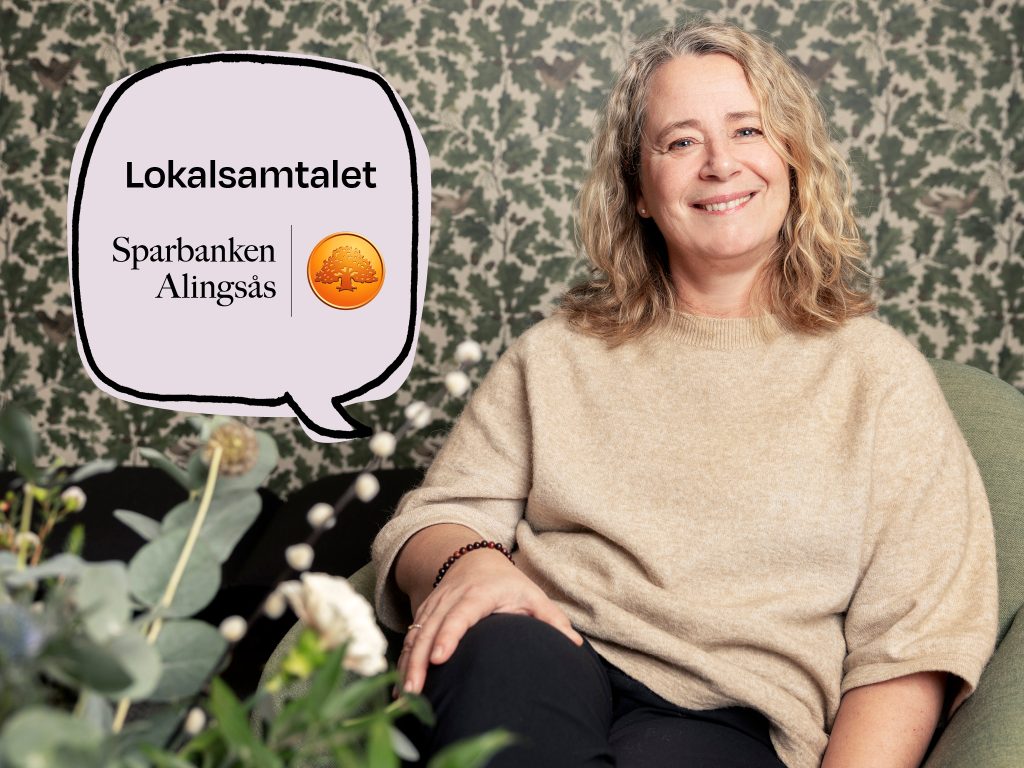 Vi hälsar på hos Sparbanken Alingsås i Lerum