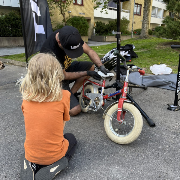 Cykelfix i Annedal – tack till er som kom!