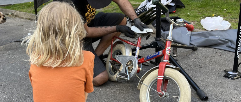 Cykelfix i Annedal – tack till er som kom!