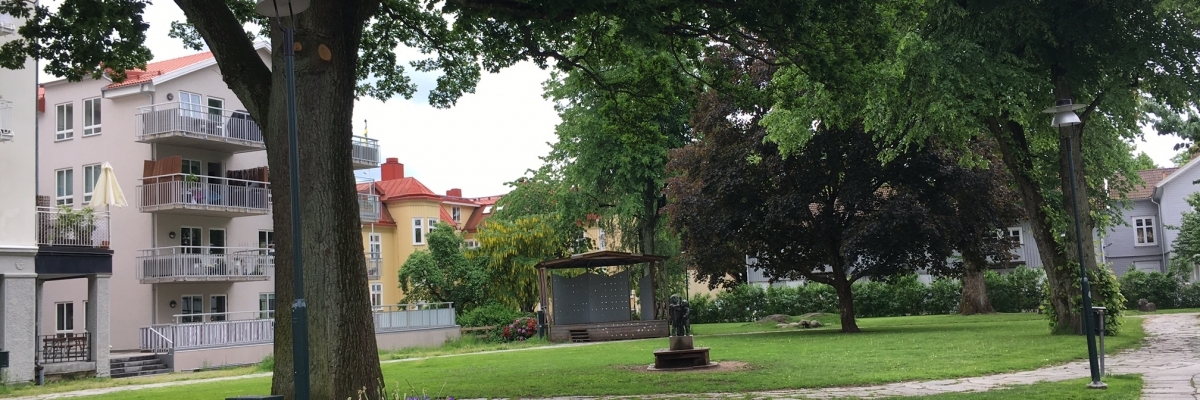 Ernst Rosén bidrar till förändring i Järtas Park i Alingsås