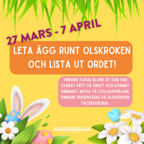 Äggjakt på Olskrokstorget Äggjakt på Olskrokstorget