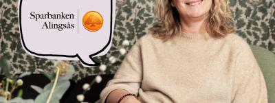 Vi hälsar på hos Sparbanken Alingsås i Lerum