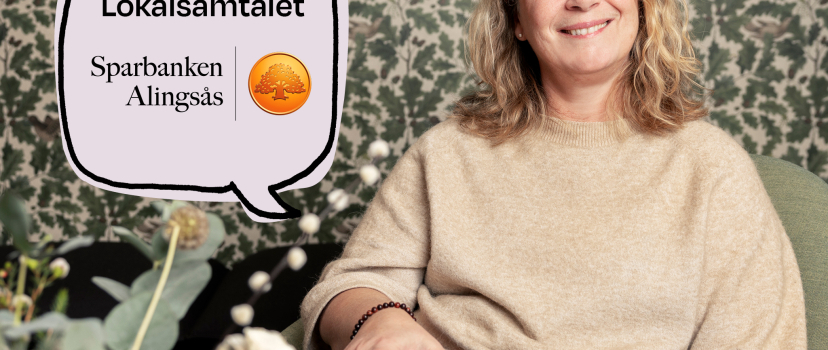 Vi hälsar på hos Sparbanken Alingsås i Lerum