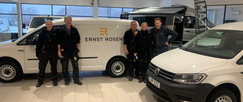 Nu kör vi mestadels elektriskt mellan våra fastigheter
