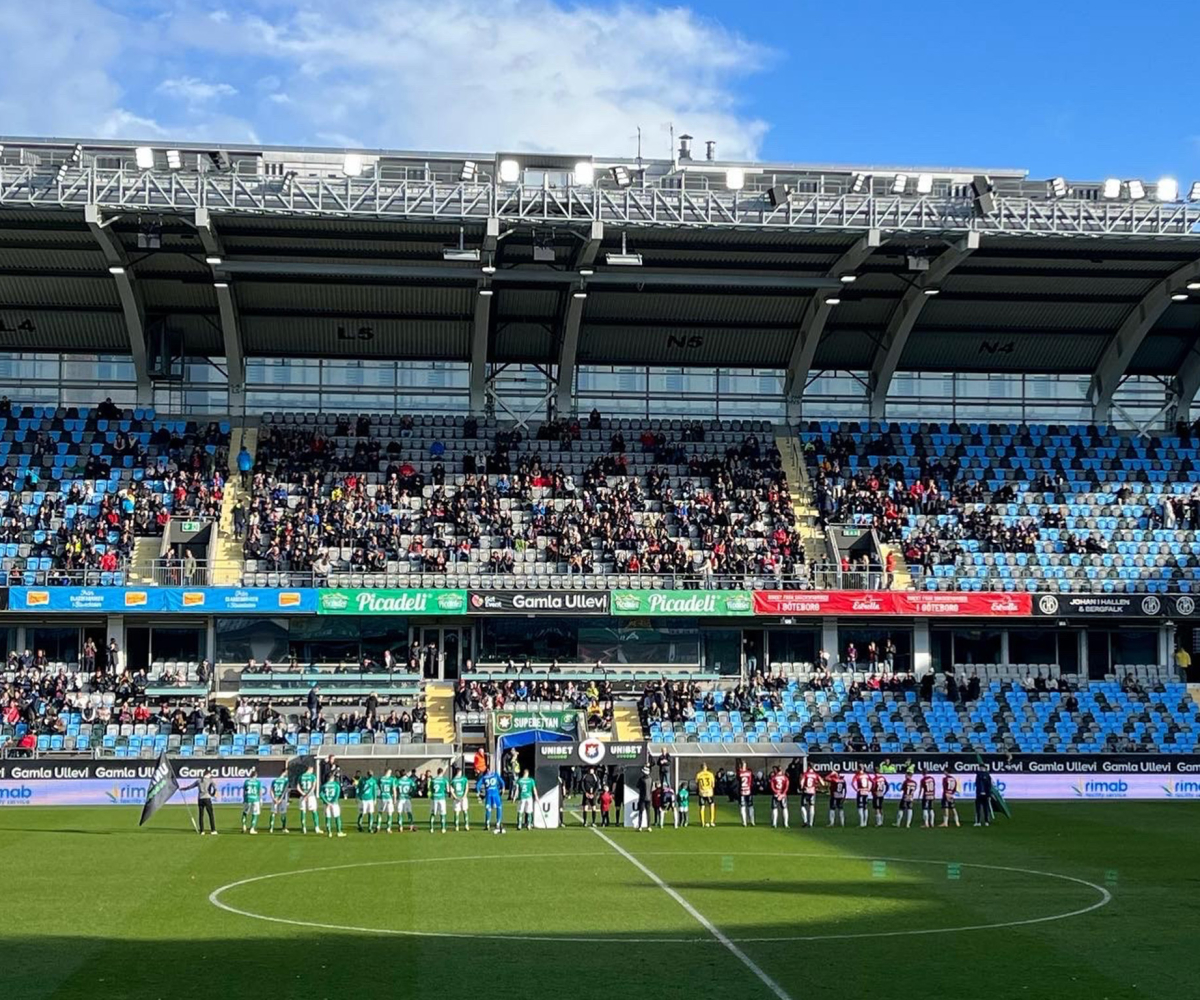 Tack till er som kom till gårdagens match på Gamla Ullevi